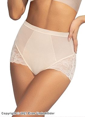 Shapewear Höschen, Spitzeneinlagen, Korrektur von Bauch, Blumen